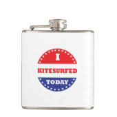 私は今日は喜捨を フラスク (正面)