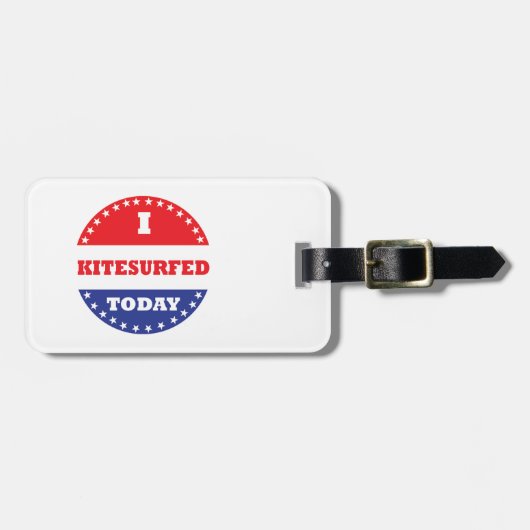 私は今日は喜捨を ラゲッジタグ (正面横)