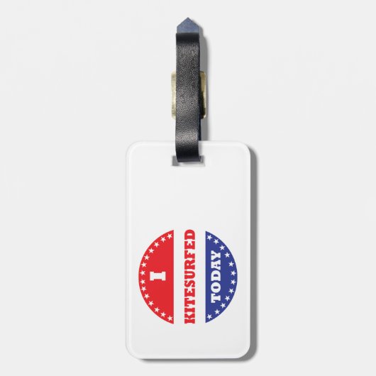 私は今日は喜捨を ラゲッジタグ (裏面縦)