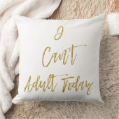 私は今日は大人におもしろいことわざ枕 クッション (ブランケット)