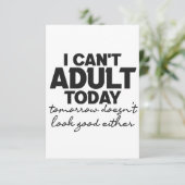 私は今日は大人にならない明日は似合わない サンキューカード (スタンド正面)