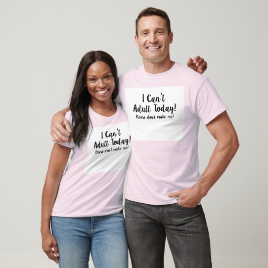 私は今日は大人にならない… Tシャツ (ユニセックス)
