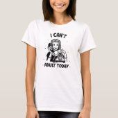 私は今日は大人にならない Tシャツ (正面)
