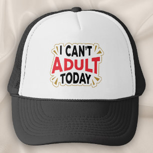 私は今日は大人になれない   Introvert おもしろい Hat キャップ