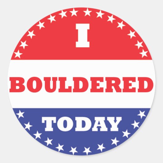 私は今日は大目に見えた ラウンドシール (正面)