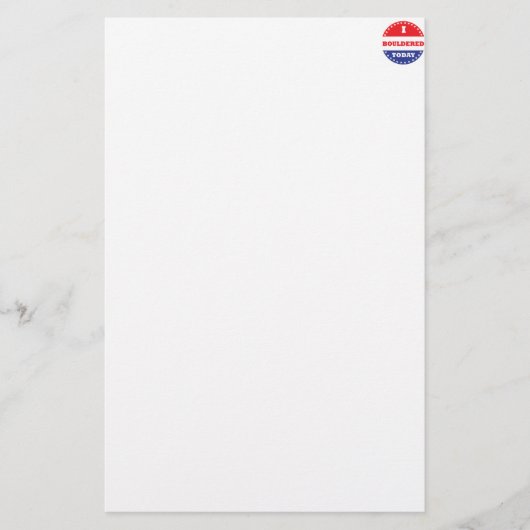 私は今日は大目に見えた 便箋 (正面)