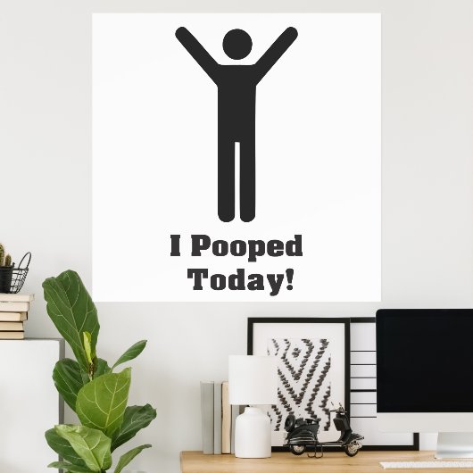 私は今日は寝た ポスター (ホームオフィス)