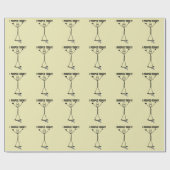 私は今日は寝た！丘おもしろいの向こうに ラッピングペーパー (フラット)