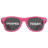 私は今日は寝た!丘の上のサングラスおもしろい越しに レトロサングラス (正面)