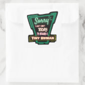 私は今日は小さな人間を育てられなくて残念だ スクエアシール (バッグ)