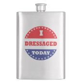 私は今日は服を着た フラスク (正面)