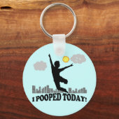 私は今日は歩いた キーホルダー (正面)