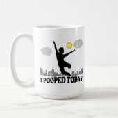 私は今日は歩いた コーヒーマグカップ (左)