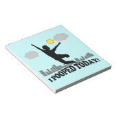 私は今日は歩いた ノートパッド (アングル)