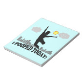 私は今日は歩いた ノートパッド (回転)