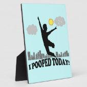 私は今日は歩いた フォトプラーク (側面)