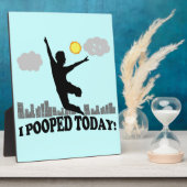 私は今日は歩いた フォトプラーク (側面)