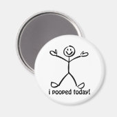 私は今日は歩いた マグネット (正面/裏面)