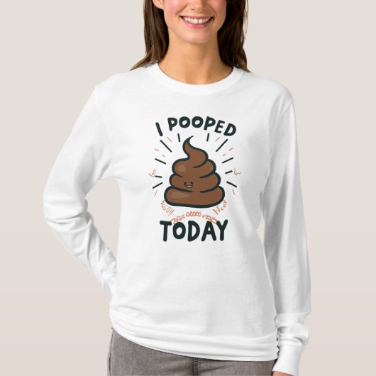 私は今日は歩いた Tシャツ (正面)