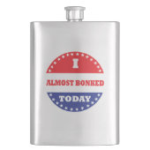 私は今日は疲れそうになった フラスク (正面)