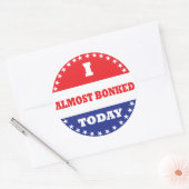 私は今日は疲れそうになった ラウンドシール (封筒)