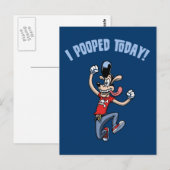 私は今日は疲れた！ ポストカード (正面/裏面)