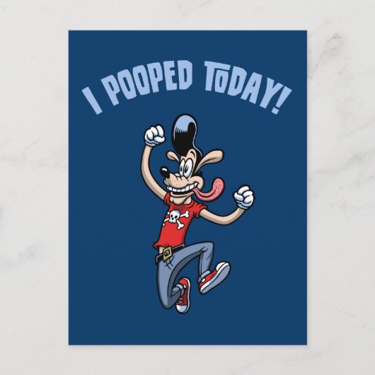 私は今日は疲れた！ ポストカード (正面)