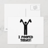 私は今日は疲れた！ ポストカード (正面/裏面)