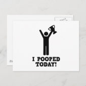 私は今日は疲れた! ポストカード (正面/裏面)