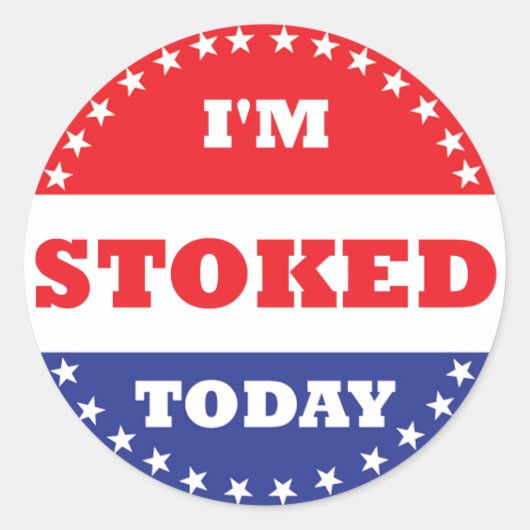 私は今日は疲れている ラウンドシール (正面)