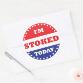 私は今日は疲れている ラウンドシール (封筒)