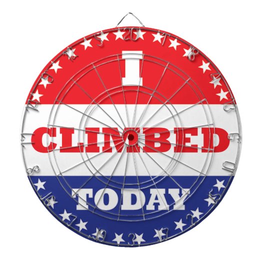 私は今日は登った ダーツボード (正面)