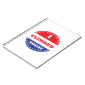 私は今日は登った ノートブック (左側)