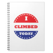 私は今日は登った ノートブック (正面)