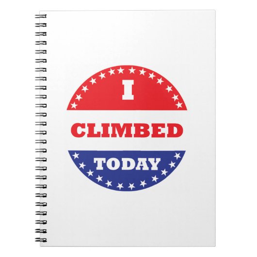 私は今日は登った ノートブック (正面)
