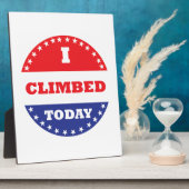 私は今日は登った フォトプラーク (側面)