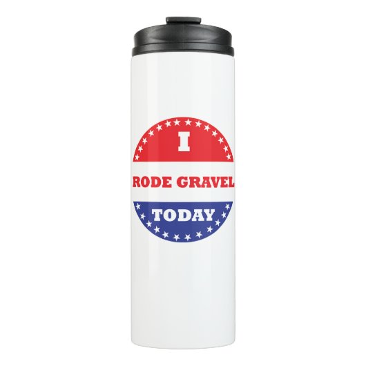 私は今日は砂利に乗った タンブラー (正面)