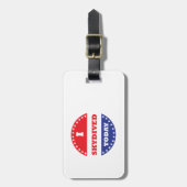 私は今日は空いた ラゲッジタグ (正面縦)