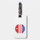 私は今日は空いた ラゲッジタグ (裏面縦)