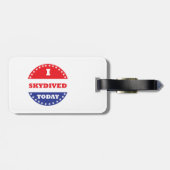 私は今日は空いた ラゲッジタグ (裏面横)