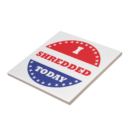 私は今日は細断した タイル (側面)