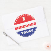 私は今日は細断した ラウンドシール (封筒)