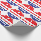 私は今日は細断した ラッピングペーパー (角)