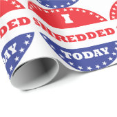 私は今日は細断した ラッピングペーパー (ロールコーナー)