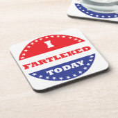 私は今日は茶番をした コースター (左側)