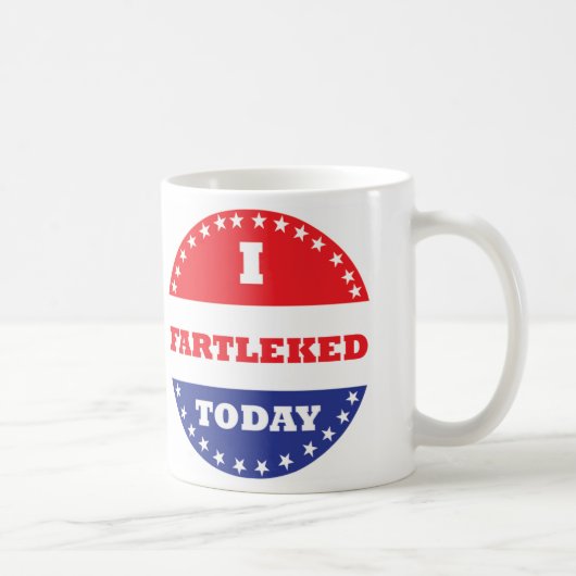 私は今日は茶番をした コーヒーマグカップ (右)