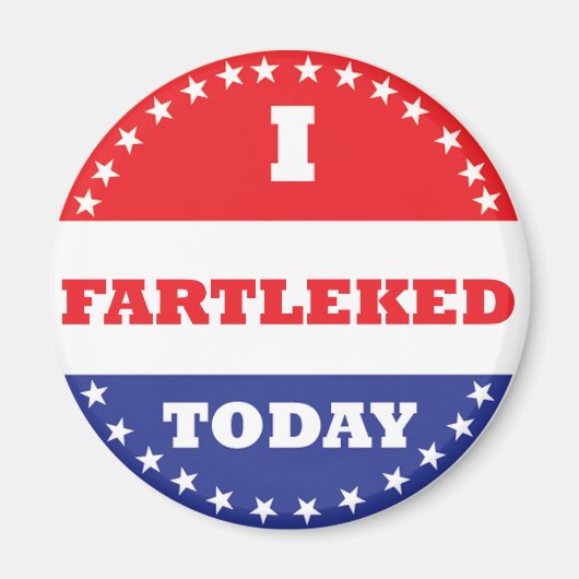 私は今日は茶番をした マグネット (正面)