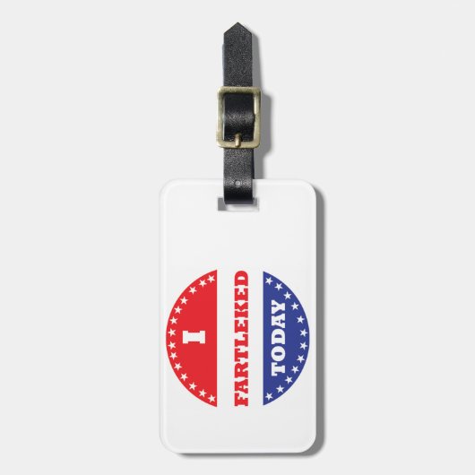 私は今日は茶番をした ラゲッジタグ (正面縦)