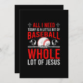 私は今日は野球が多くのイエス·野球が必要だ セーブザデート (正面/裏面)