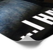 私は今日は頭が悪い。ばかがある ポスター (角)